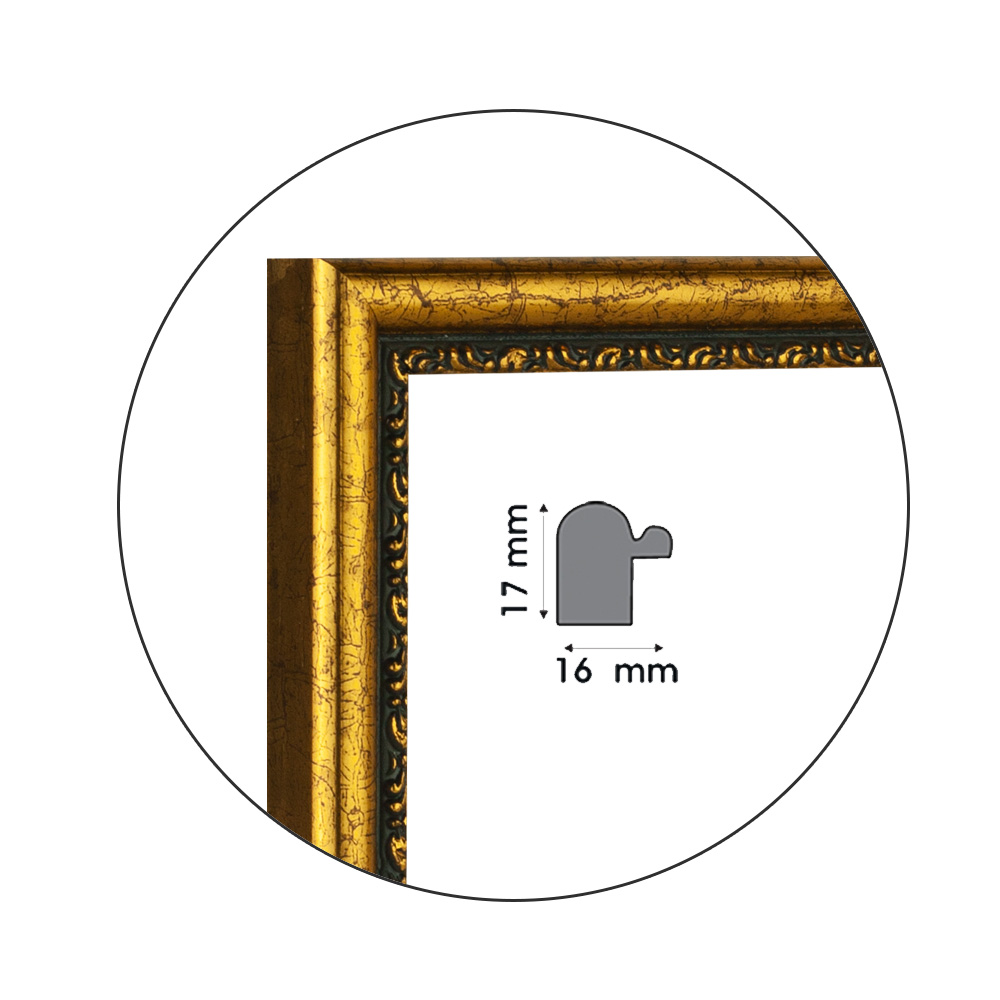Ramă Oro Lucido | 1,6 cm